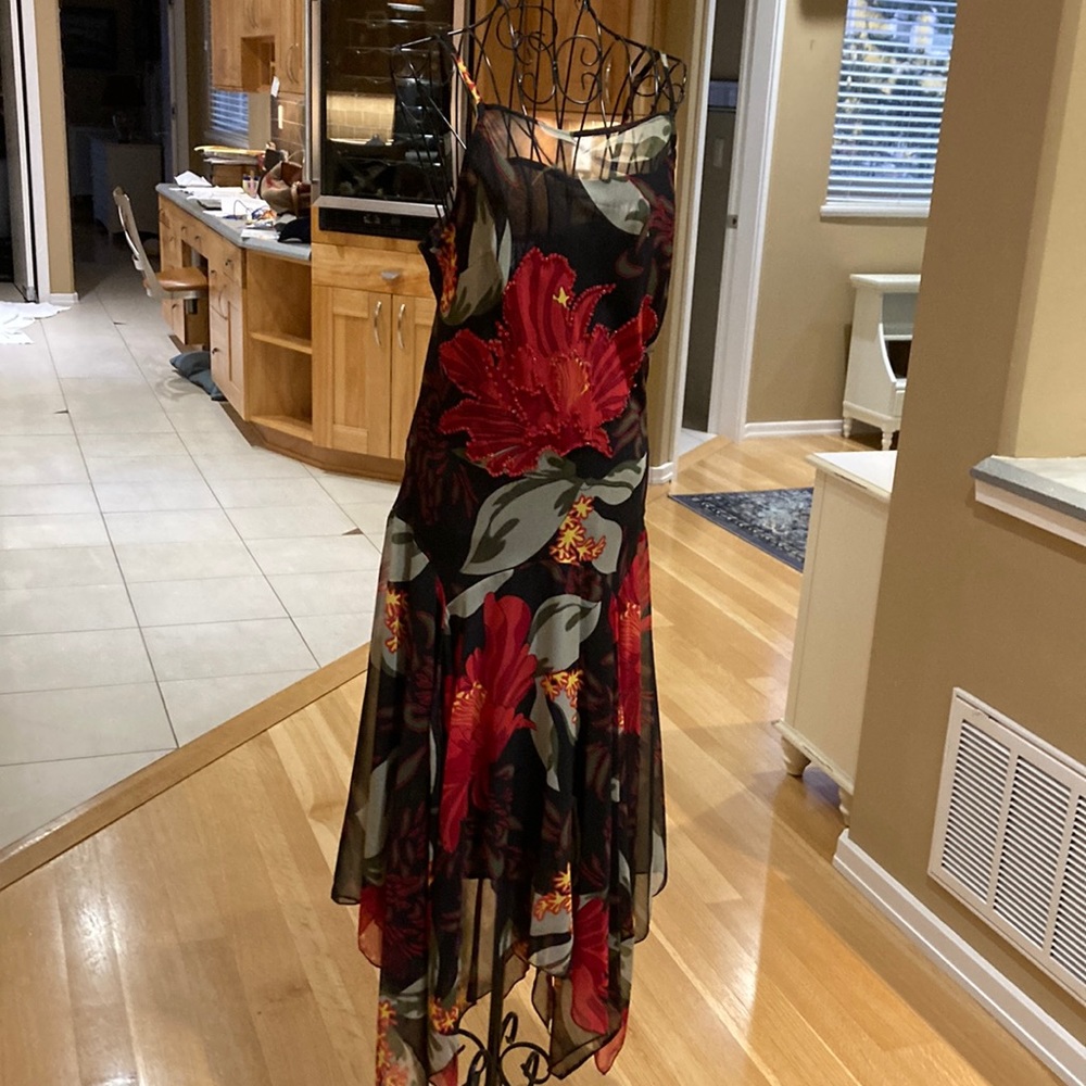 Spaghetti strap party dress